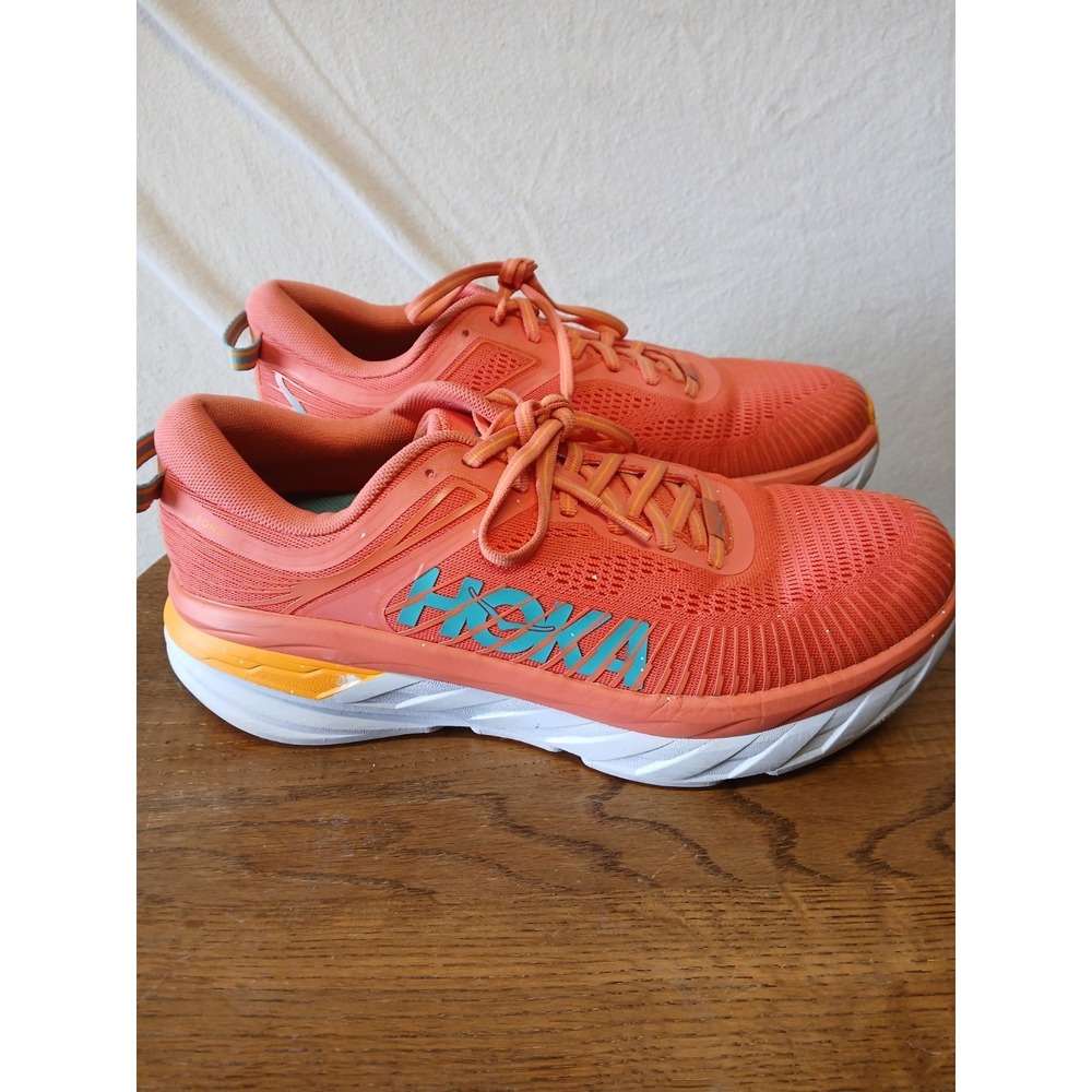 Size 9.5 - Hoka One One HOKA Bondi 7 Womans Clean Coral